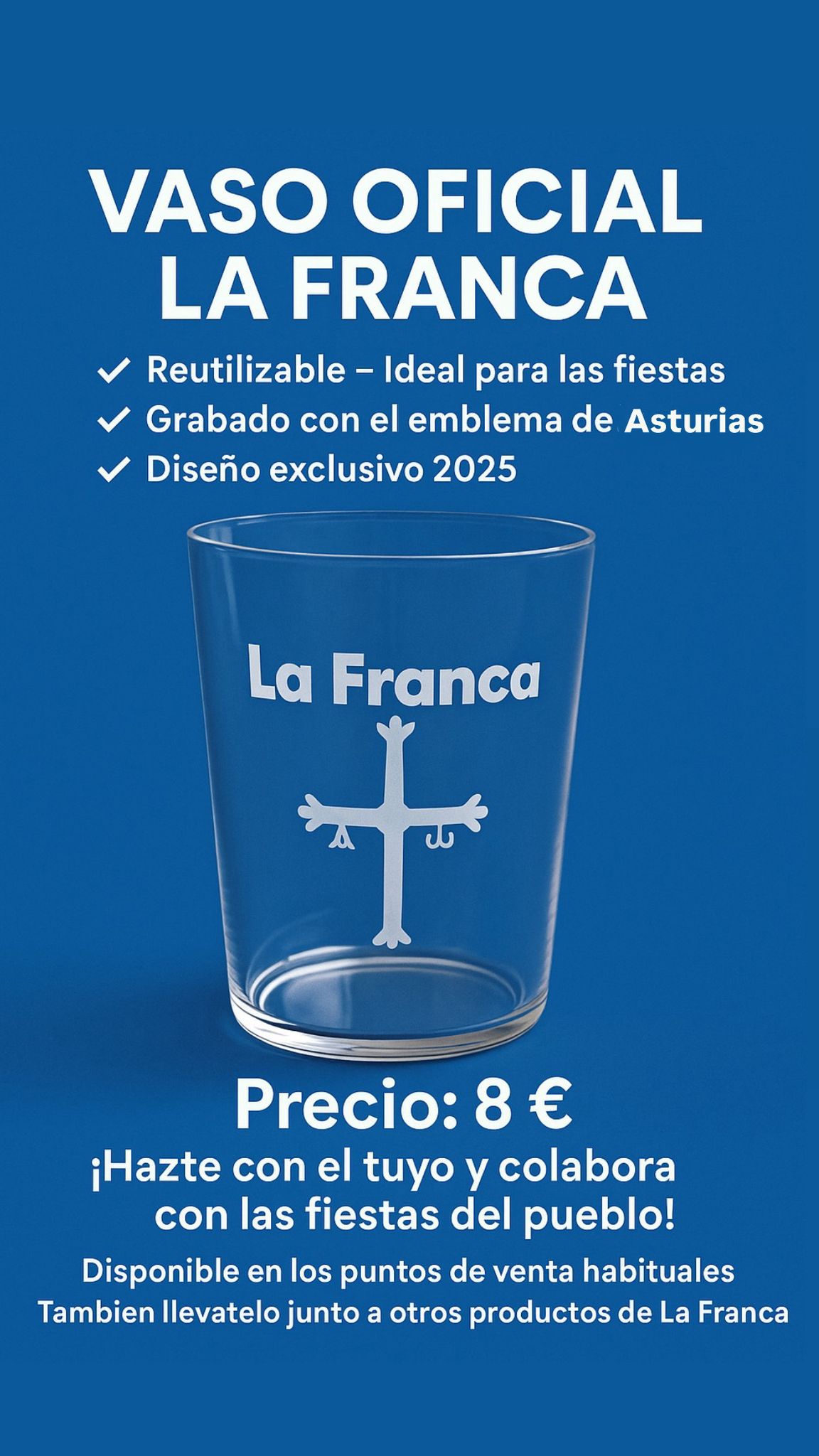 Vaso oficial La Franca 2025
